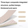 Soft And Breathable Soybean Cotton Thickened Non-Slip Mattress Pad, Size: 180x220cm(Square-Khaki)