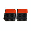 3 Pairs Ultrasonic ABS Animal Screwdriver Square Animal Alarm(Black)