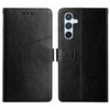 For Samsung Galaxy A26 5G Y-shaped Pattern Flip Leather Phone Case(Black)