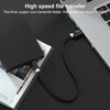 5 PCS Mini USB to USB A Woven Data / Charge Cable for MP3, Camera, Car DVR, Length:1.5m(Black)