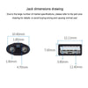 1.25m For Shaver / Water Refill Device USB TTo 8-Figure Tail Charging Cable Power Cord(White)