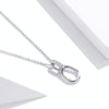 S925 Sterling Silver Geometry Women Nacklace Jewelry