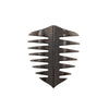 Beard Template Right-Angle Comb Men Retro Back Hair Comb(NO.12)