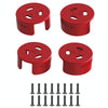 4 PCS / Set Sunnylife AT-MD475 Dust-proof Waterproof Aluminum Alloy Motor Cover For DJI Avata(Red)