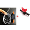 2pcs Manual Gasoline Oil Sucker Water Deflector, Specification: 2m+Flow Valve