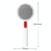 Pet De-Shedding Comb for Cats & Dogs - Knotting & Thinning (White)