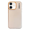For iPhone 12 Soft Sandy Skin Feel Translucent PC Phone Case(Desert Gold)