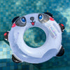 Children Sequin Thickened Panda Swimming Ring With Handle, 70# Diameter: 58cm