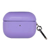 For AirPods 4 Gloss Oil PU Leather Wireless Bluetooth Earphone Protective Case(Purple)
