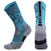 Basketball Stockings Boxing Roller Skating Riding Sports Socks, Size: XL 43-46 Yards(Blue Black)