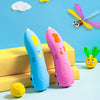 Infrared Sensing Low-temperature 3D Printing Pen Children DIY Graffiti Painting Pen(1000 mAh-Pink)