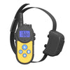 Dog Training Collar 1000m Remote Shock Vibration Waterproof Yellow