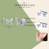 S925 Sterling Silver Butterfly Earrings