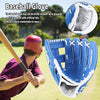 PVC Outdoor Motion Baseball Leather Baseball Pitcher Softball Gloves, Size:11.5 inch(Brown)