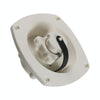 RV Camper Trailer Cars Water Inlet Fill with Screws(White)
