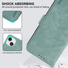 For Samsung Galaxy A26 5G ABEEL Frosted Magnetic RFID Leather Phone Case(Cyan)