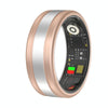 R18 SIZE 12 Smart Ring, Support Heart Rate / Blood Oxygen / Sleep / Multiple Sports Modes(Gold)