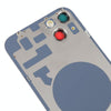 iPhone 14 Plus Glass Back Cover with Holder - Yellow