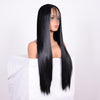 Straight Lace Front Human Hair Wigs, Stretched Length:16 inches, Style:1