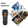 Ultrasonic Anti Barking Device with LED & Laser | Black+Orange