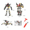 Walking Human High Difficulty Assembly Building Block Toys Handmade Assembly Robot Metal Model