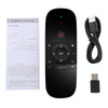 W1 Wireless QWERTY 57-Keys Keyboard 2.4G Air Mouse Remote Controller with LED Indicator for Android TV Box, Mini PC, Smart TV, Projector, HTPC, All-in-one PC / TV