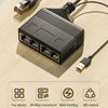 Male RJ45 4 in 1 100M Network Splitter Cable Ethernet Network Coupler