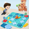 Tabletop Game Road Builder Maze Thinking Logical Reasoning Pull Back Forklift Children Toy(118 Levels)