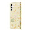 For Samsung Galaxy A35 5G Bronzing Painting RFID Leather Phone Case(Yellow Daisy)