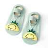 Baby Socks Cartoon Doll Anti-Slip Baby Floor Socks, Toyan Socks: M 1-3 Years Old(Green Pineapple)