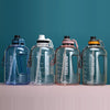 2.2L Large-Capacity Water Cup Sports And Fitness Straw Large Water Bottle Heat-resistant Plastic Barrel(Blue)
