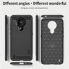 For Nokia 1.4 MOFI Gentleness Series Brushed Texture Carbon Fiber Soft TPU Case(Black)