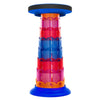 Outdoor Portable Lotus Heightened Folding Telescopic Stool(Shining Blue)