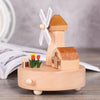 Windmill Shape Home Decor Originality  Wooden Musical  Boxes