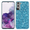 For Samsung Galaxy S25+ 5G Glitter Powder Shockproof TPU Phone Case(Blue)