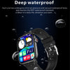 QX9 1.96 inch BT5.2 Smart Sport Watch, Support Bluetooth Call / Sleep / Blood Oxygen / Heart Rate / Blood Pressure Health Monitor(Black)
