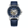 OCHSTIN 62004A Master Series Hollow Mechanical Men Watch(Silver-Blue)