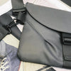 Workwear Crossbody Bag Single Shoulder Casual Small Bag(Black)