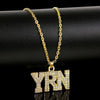 1010400501  YRN Exaggerated Hip Hop Style Necklace Collarbone Chains