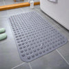 PVC Bathroom Non-slip Mat Thickened Massage Water-proof Foot Mat, Size: 40x102cm(Dark Sky Gray)