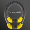 40 x 1.72cm Bicycle And Electrical Vehicle 5-Digit Combination Lock Safety Anti-Theft Cycling Lock(All Black)