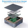 GK3V Pro Windows 11 Pro Mini PC, Intel Celeron N5105 CPU, Memory:8GB+256GB(US Plug)