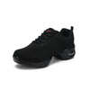 Soft Bottom Mesh Breathable Modern Dance Shoes Heightening Shoes for Women, Shoe Size:37(876 Black)