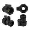 Garden Single-way ABS Handle Ball Valve Garden Hose Connector(European Thread)