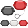 For Apple Beats Studio Buds / Buds+ Headphones Shape Clear Electroplated Acrylic Headset Protective Case(Black)