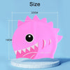 HAIZID Cute Cartoon Waterproof Silicone Children Swimming Cap(Fish Scales Royal Blue)