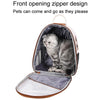 PU Pet Carrier Backpack, Beige, for Cats & Dogs up to 7.5kg