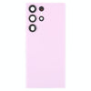 Samsung S23 Ultra Back Glass Cover with Lens Cover - Pink