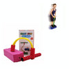 Children Frog Jumping Toy Sound Bounce Shoes Flash Jump Kindergarten Outdoor Sports Sense Training Jump Bar(Pink)