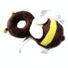 Big Brown Plush Bee Pattern Shockproof Head Pad for Baby Children Waliking